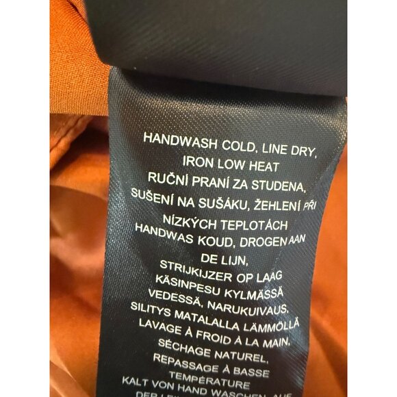 NWT Andrea Iyamah Behati Cropped Top & Wrap Midi Skirt Set Rust Size S‎ - Picture 16 of 16